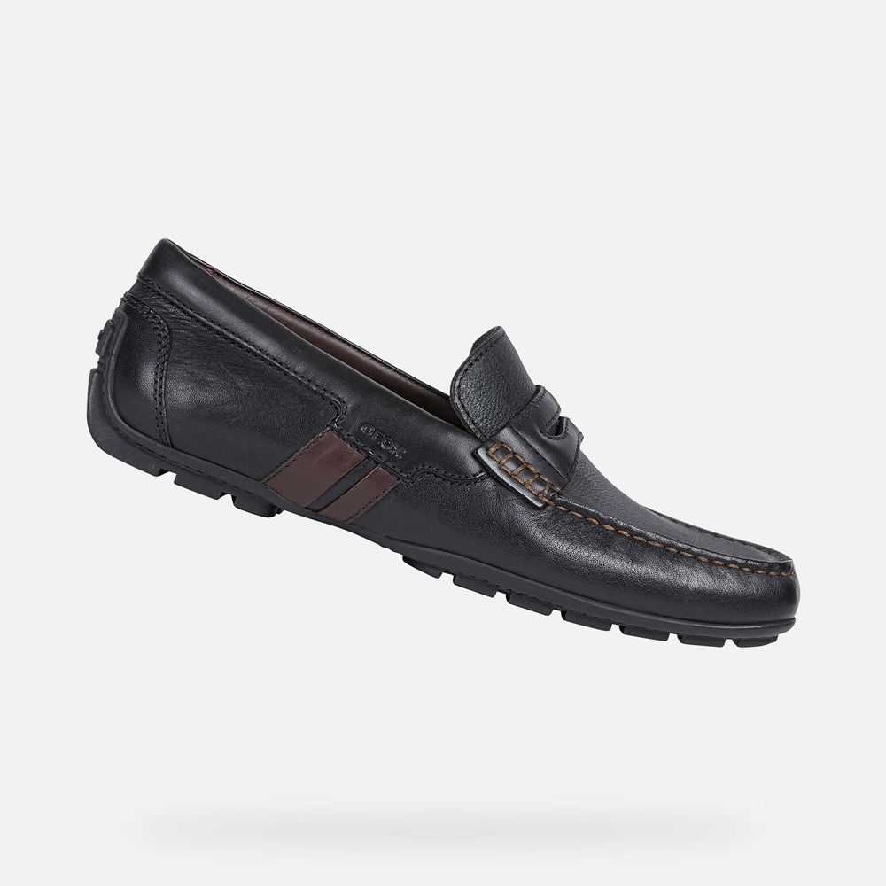 Geox Loafers Black Moner - Geox Mens Shoes - YAVMED960